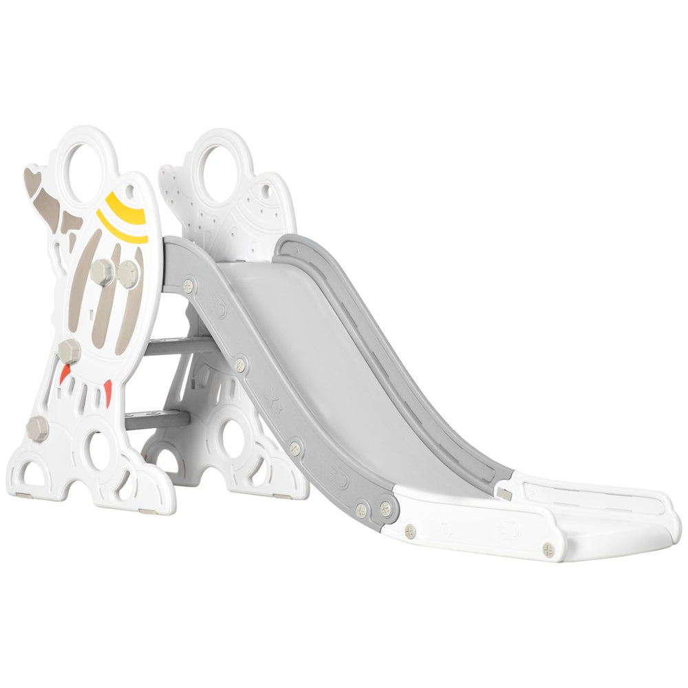 English Elm Kids Rocket Ship Indoor Toddler Slide with Handrails for Playroom or Bedroom W2225142261