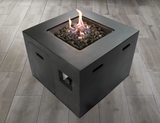 English Elm 24'' H X 30'' W Concrete Outdoor Fire Pit (Charcoal)