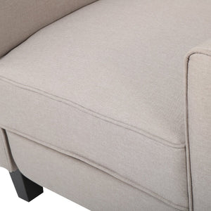 English Elm Recliner Pushback Accent Chair Floral Fabric Upholstered for Living Room Comfort 52422.00FWET