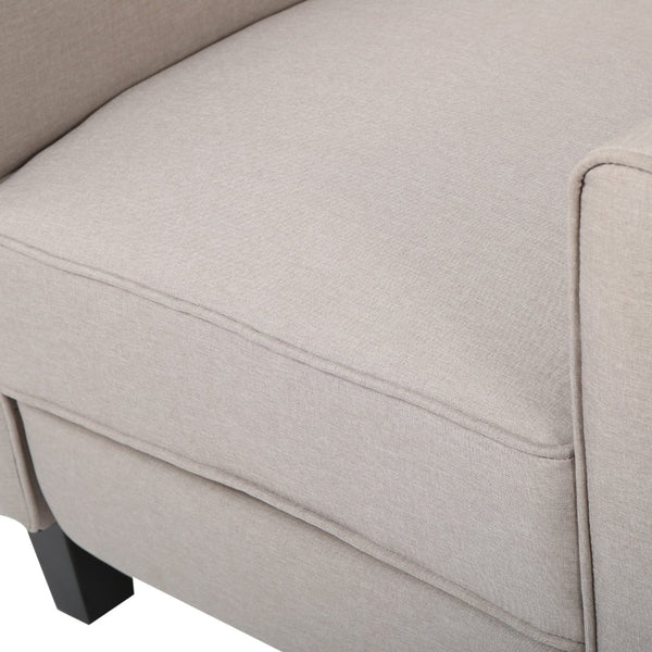 English Elm Recliner Pushback Accent Chair Floral Fabric Upholstered for Living Room Comfort 52422.00FWET