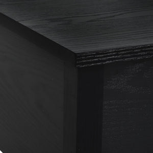 English Elm 39" Modern Lift Top Coffee Table Desk with Hidden Storage, Floating Extendable Work Surface, Black Woodgrain (39") W2225142647