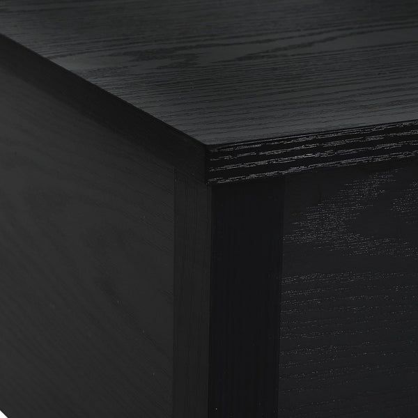 English Elm 39" Modern Lift Top Coffee Table Desk with Hidden Storage, Floating Extendable Work Surface, Black Woodgrain (39") W2225142647