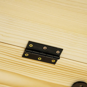 English Elm Hanging Spruce Balcony Table — Foldable Outdoor Railing Bar Desk, Weatherproof, Fits 3.9" Thick Rails W2225142492