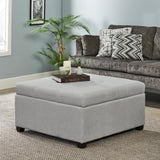 Christopher Knight Home® - Noble House - Carlsbad Fabric Storage Ottoman