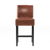 Christopher Knight Home® - Noble House - Lopez Leather Counterstools - Set of 2