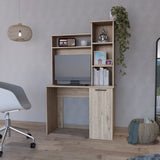 English Elm Computer Desk Dumas, Office, Light Gray