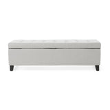 Christopher Knight Home® - Noble House - Mission Fabric Storage Ottoman