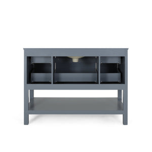 English Elm Christopher Knight Home® - 48'' Handcrafted Gray Bathroom Vanity Cabinet With Soft-Close Drawers And Stylish Storage Solutions 65590.00GRY