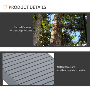 English Elm 3-Piece Folding Adirondack set with Ottoman & Side Table, Rustic Gray Wood, High-Back Comfort for Patio W2225142506