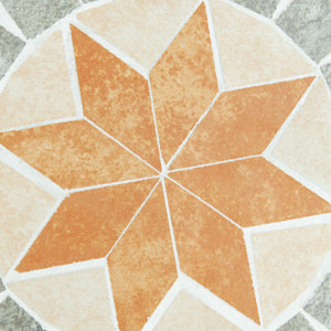 English Elm 12" Blue Mosaic Patio Side Table - Durable Steel Frame, Versatile Garden Stool, 175 lb Capacity W2225142494