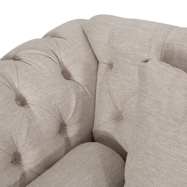 English Elm Christopher Knight Home® - Loveseat Double Chaise Lounge – Timeless Beige Upholstery, Elegant Design, And Ultimate Comfort Retreat 68105.00AFBGE_68105.00BFBGE