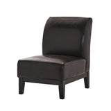 Christopher Knight Home® - Noble House - Darcy Brown Leather Slipper Chair