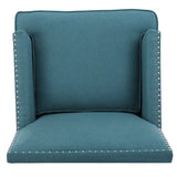 Christopher Knight Home® - Noble House - Tilla Dark Teal Fabric Club Chair