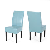 Christopher Knight Home® - Noble House - Pertica T-stitch Leather Dining Chairs