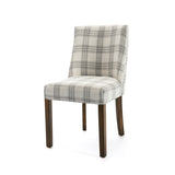 Christopher Knight Home® - Noble House - Harman Contemporary Upholstered Plaid Dining Chairs - Set of 2