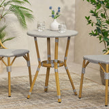 Christopher Knight Home® - Noble House - Picardy Outdoor Aluminum French Bistro Table