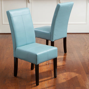 Christopher Knight Home® - Noble House - Pertica T-stitch Leather Dining Chairs