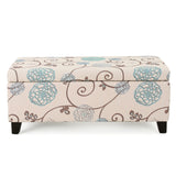 Christopher Knight Home® - Noble House - Breanna Contemporary Fabric Upholstered Storage Ottoman