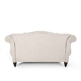 Christopher Knight Home® - Noble House - Wellston Contemporary Tufted Double Chaise Lounge with Accent Pillows