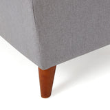 Christopher Knight Home® - Noble House - Harper Light Grey Fabric Storage Ottoman