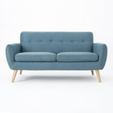 Christopher Knight Home® - Noble House - Josephine Mid-Century Modern Tufted Fabric Upholstered Sofa