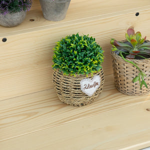 English Elm Hanging Spruce Balcony Table — Foldable Outdoor Railing Bar Desk, Weatherproof, Fits 3.9" Thick Rails W2225142492