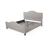 Christopher Knight Home® - Noble House - Virgil Fully Upholstered King Sized Bed