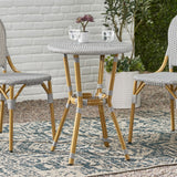 Christopher Knight Home® - Noble House - Picardy Outdoor Aluminum French Bistro Table