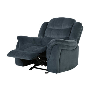 English Elm Christopher Knight Home® - Classic Glider Recliner with Luxurious PU Upholstery, Spacious Seat, Durable Frame, Ultimate Comfort Steel Gray 57412.00FSTL