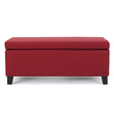 Christopher Knight Home® - Noble House - Breanna Contemporary Fabric Upholstered Storage Ottoman