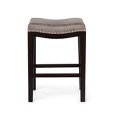 Christopher Knight Home® - Noble House - Avondale Contemporary Studded Fabric Counter Stool - Set of 2