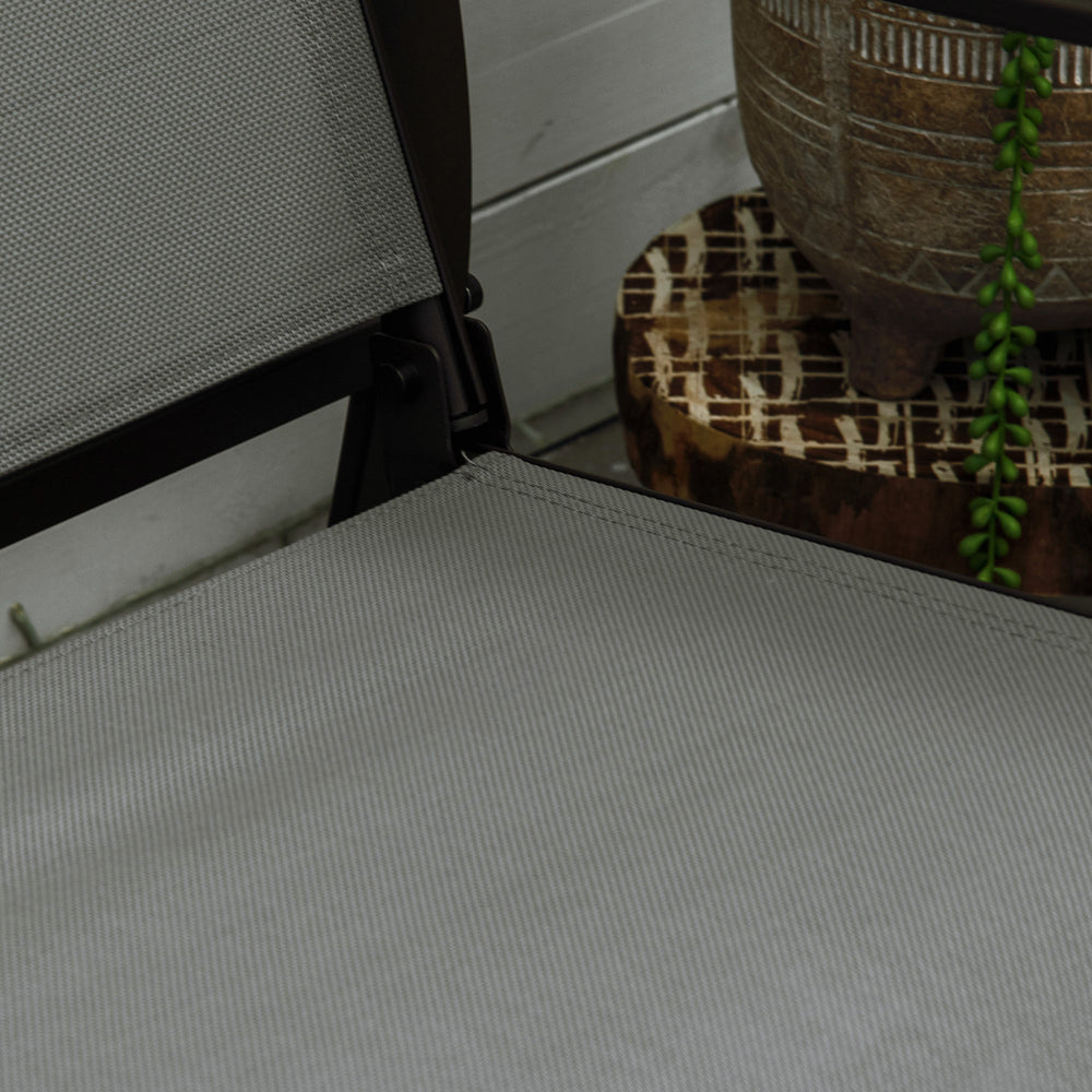 English Elm 2-Person Outdoor Glider Bench with Breathable Mesh Seats, Powder-Coated Steel Frame, 528 lb Capacity W2225142508