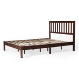 Christopher Knight Home® - Noble House - Norgate Modern Farmhouse Acacia Wood Queen Bed Platform