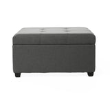 Christopher Knight Home® - Noble House - Carlsbad Fabric Storage Ottoman