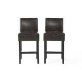 Christopher Knight Home® - Noble House - Lopez Leather Counterstools - Set of 2