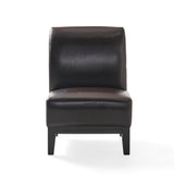 Christopher Knight Home® - Noble House - Darcy Brown Leather Slipper Chair