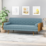 Christopher Knight Home® - Noble House - Jalon Mid-Century Modern Tufted Fabric Sofa