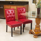 Christopher Knight Home® - Noble House - Gentry Bonded Leather Dining Chair - Set of 2