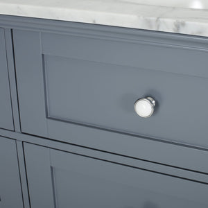 English Elm Christopher Knight Home® - 48'' Handcrafted Gray Bathroom Vanity Cabinet With Soft-Close Drawers And Stylish Storage Solutions 65590.00GRY
