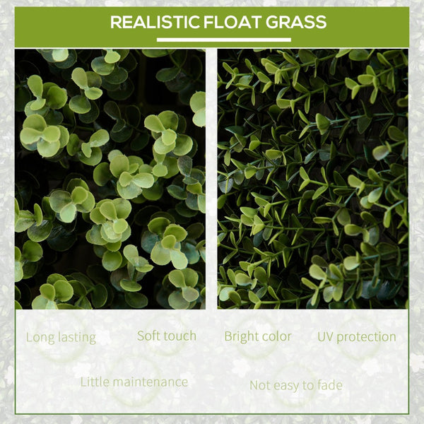 English Elm Artificial Boxwood Wall Panels Uv Resistant Pe Hedge Coverage for Fence Patio Decor W2225142620
