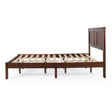 Christopher Knight Home® - Noble House - Norland Modern Farmhouse Acacia Wood Queen Bed Platform