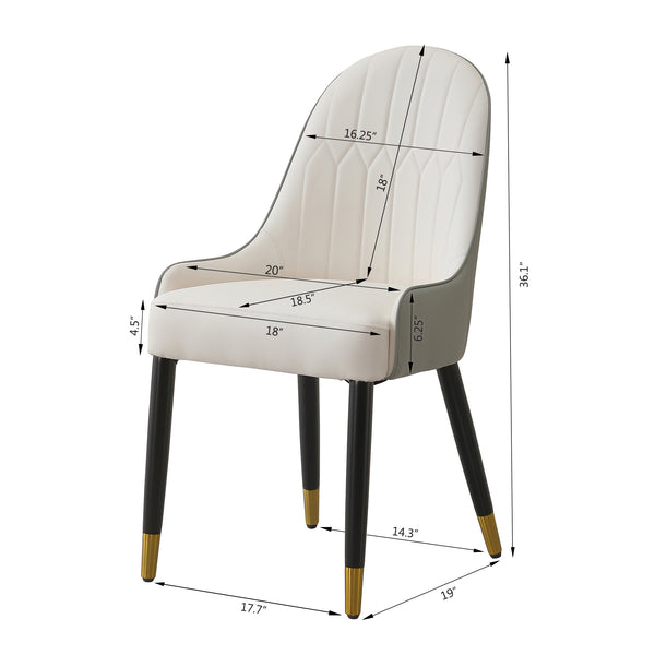 English Elm 59.05"Modern 59.05" Modern Sintered Stone Dining Table Set With 31.5" Lazy Susan & 8 Elegant Chairs For Entertaining W509S00078