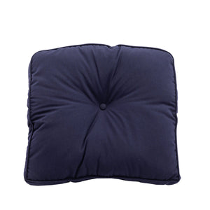 English Elm 3 Pieces Outdoor Swivel Rocker Patio Chairs Set with 360° Rotation, Tempered Glass Table & Plush Cushions Navy Blue W640142463