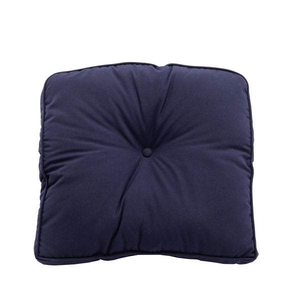 English Elm 3 Pieces Outdoor Swivel Rocker Patio Chairs Set with 360° Rotation, Tempered Glass Table & Plush Cushions Navy Blue W640142463