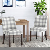 Christopher Knight Home® Harman Plaid Dining Chairs - Set of 2, Comfortable & Stylish Seating