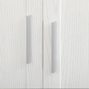 English Elm 63" Kitchen Pantry Storage Cabinet White — 14-Tier Freestanding Cupboard with Adjustable Shelves, Anti-Tip Safety, Versatile Room Storage W2225S00028