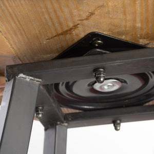 English Elm Christopher Knight Home® - SWIVEL Antique-Style Barstool Set of 2 with Natural Pine Seats, Black Rust Iron Base & Footrest 73129.00