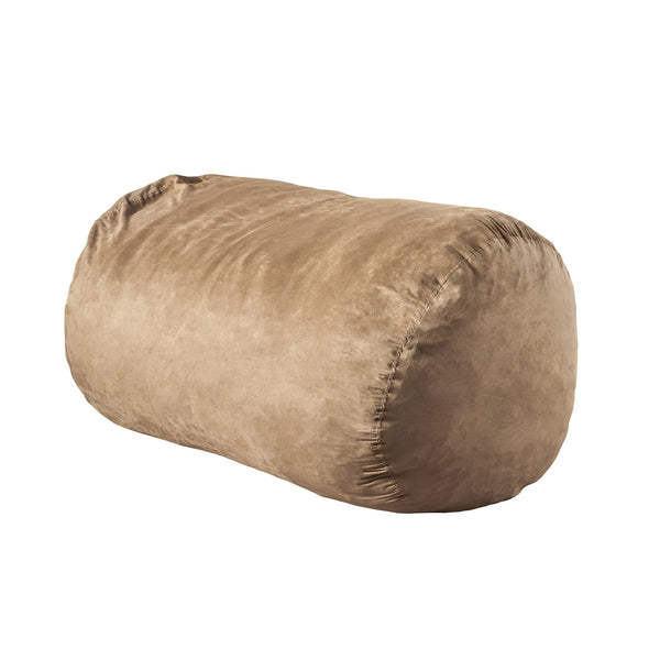 English Elm Christopher Knight Home® - Asher Champagne Microfiber Suede 6.5ft Removable Bean Bag Cover with Childproof Zipper, Soft 37954.00SKIN