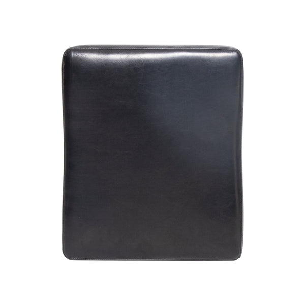 English Elm Christopher Knight Home® - 26" Backless Leather Counter Stools Set of 2 — Modern Bonded Leather Seats on Bronze Hardwood Legs, 300lb Capacity Black 74493.00