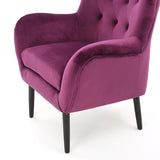 Christopher Knight Home® - Noble House - Seigfried Fuchsia velvet Arm Chair